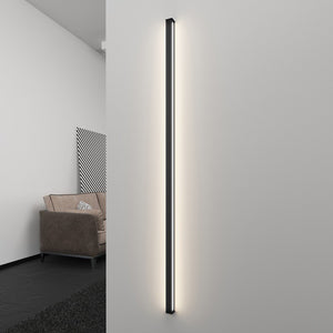 Long led wall sconce - minimalist modern linear design for hallways, balconies, stairwells, bedrooms, bedside tables, living room background walls