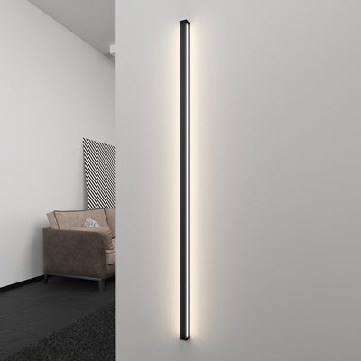 Long led wall sconce - minimalist modern linear design for hallways, balconies, stairwells, bedrooms, bedside tables, living room background walls