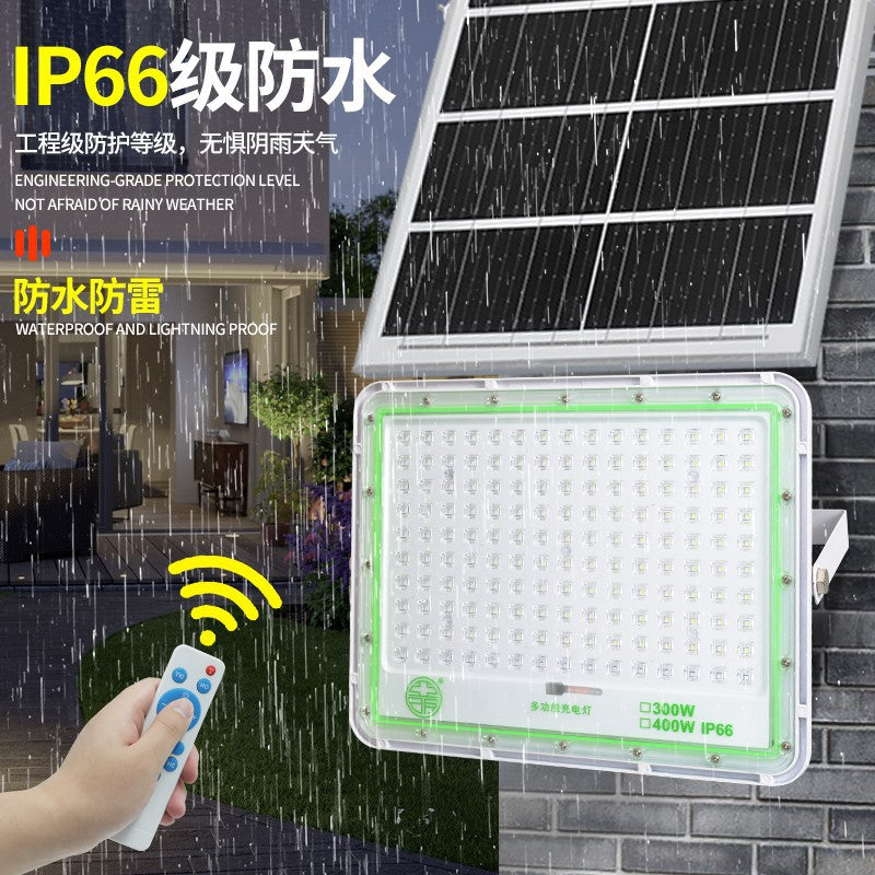 Yaming Solar Outdoor Light Flood Light Waterproof 100W Road Light Rural Villa Home Garden Lighting