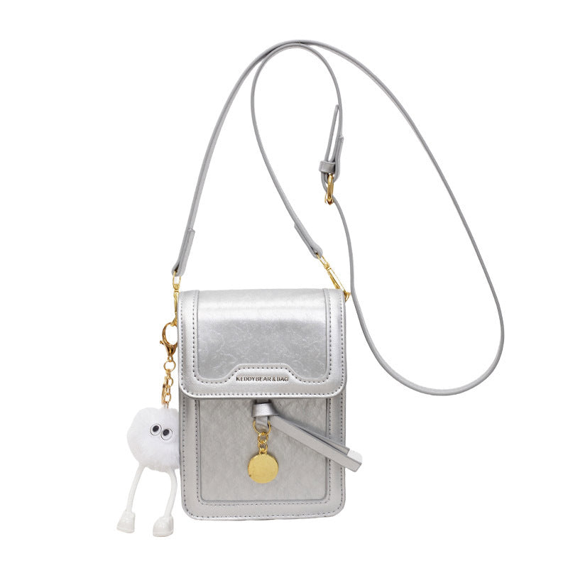 Small bag for  mobile phones, women's summer versatile 2025 new fashion messenger bag, Korean version of popular mobile phone bag