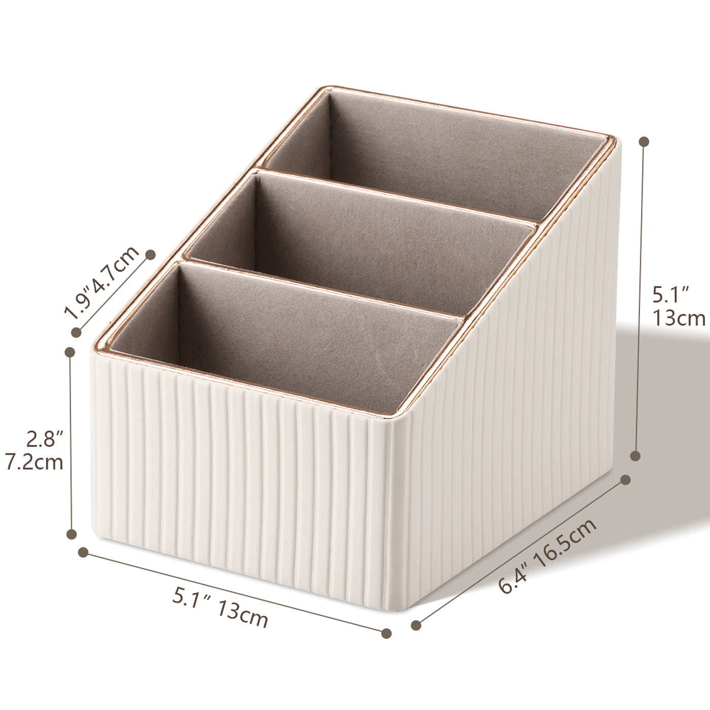 Nordic ing storage box, stone pattern desktop stationery storage box, remote control, finishing box, multifunctional leather pen holder