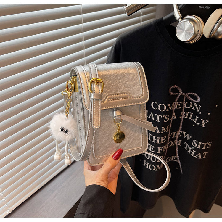 Small bag for  mobile phones, women's summer versatile 2025 new fashion messenger bag, Korean version of popular mobile phone bag