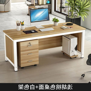 Here are a few options, depending on the specific nuance you want to convey: **option 1 (focus on simplicity and practicality):** "modern minimalist manager's desk - executive office desk, long desk, budget-friendly computer desk" **option 2 (more desc