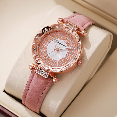 new arrival women's k-style quartz watch casual classic belt women's watch fashionsuit