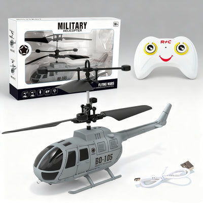 hot-selling remote control helicopter, kids' sensory aircraft, rechargeable, drop-resistant, hovering flight toy - wholesale