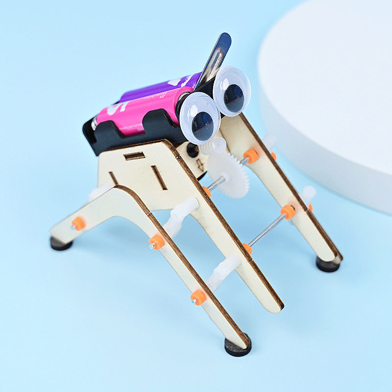 Spider bionic robot puzzle technology small production children's science and technology festival science small experiment homework material package new