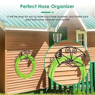 Wrought iron garden retro factory direct sales water pipe rack wall hanging gardening rack storage european style wall decoration