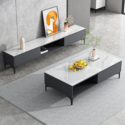 Tv cabinet living room 2025new arrival floor-standing for home storage cabinet all-in-one small apartment tv cabinet coffee table