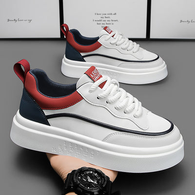 Men's shoes 2025 new autumn breathable versatile casual shoes lightweight soft sole sneakers wear-resistant athletic white shoes for men