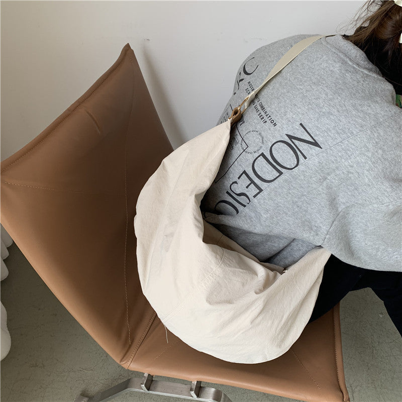 Bag women's 2022 new fashion Korean version women's bag oblique span shoulder bag Korean version dumpling bag armpit bag large capacity tide