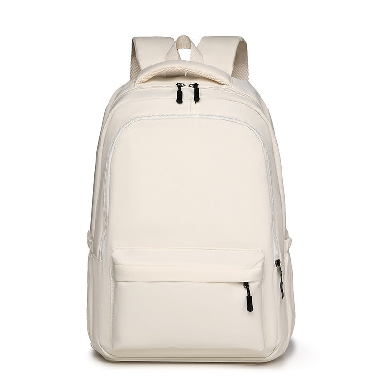 Cross-border fashion large-capacity couple backpack, simple commuter travel backpack, versatile trend high school student schoolbag