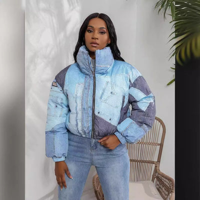 e-commerce: european and american women's apparel direct from the factory. stylish women's jackets, denim printed cotton coats and outerwear
