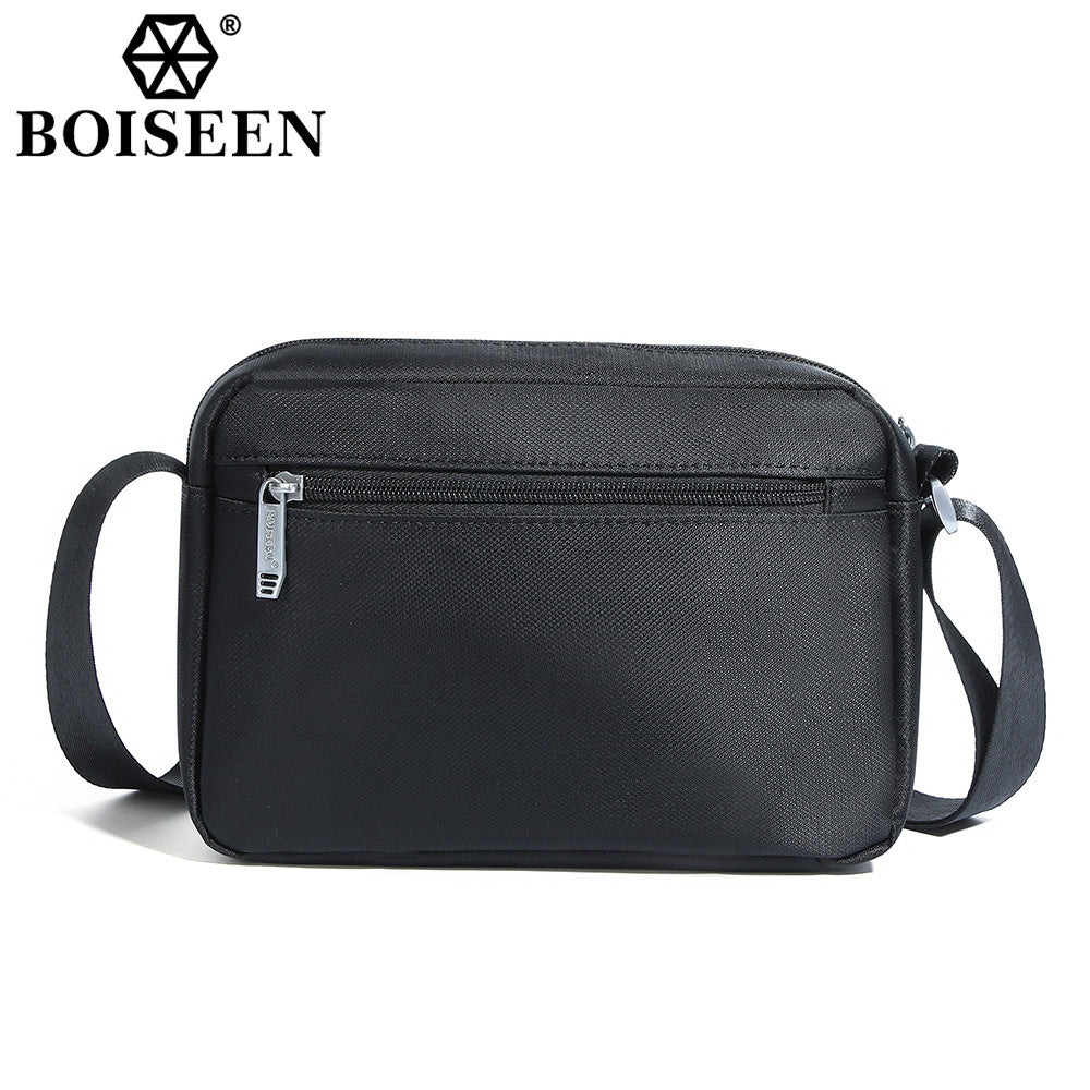 Boiseen2023 new men's shoulder bag  large-capacity business travel waterproof men's messenger bag wholesale