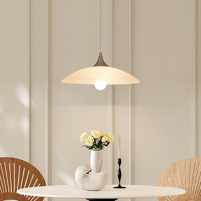 White jade glass warm dining table chandelier cream wind model room villa homestay living room dining room bedroom bay window chandelier