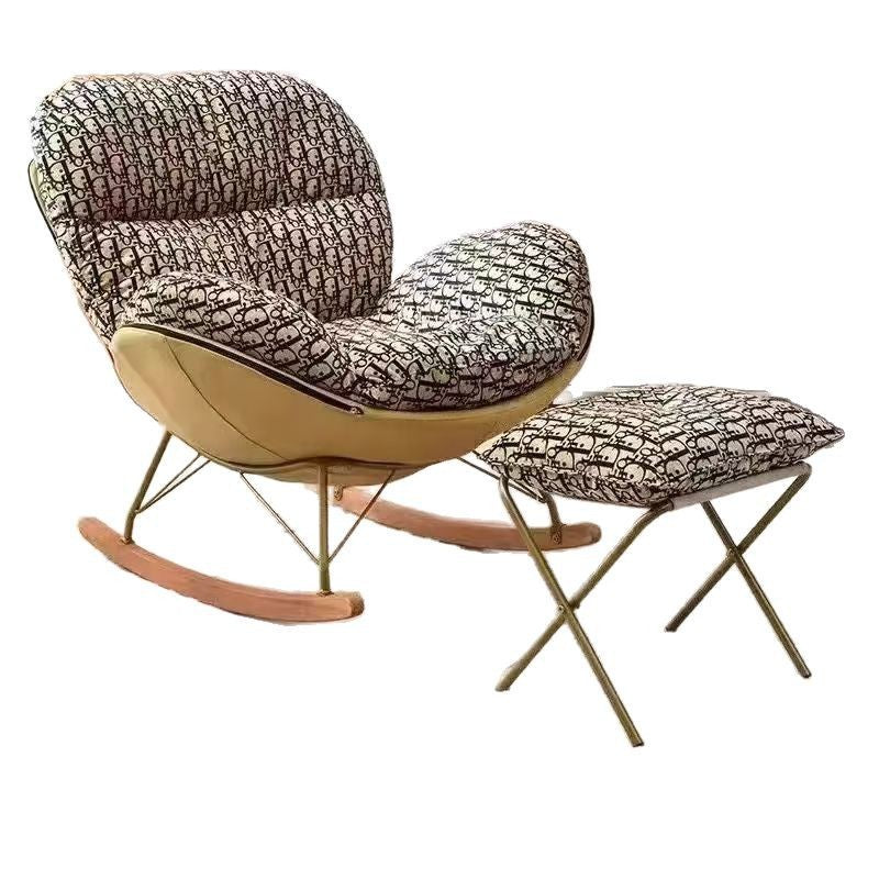 Butterfly rocking chair recliner household living room lazy sofa adult balcony single leisure sofa Internet celebrity chair
