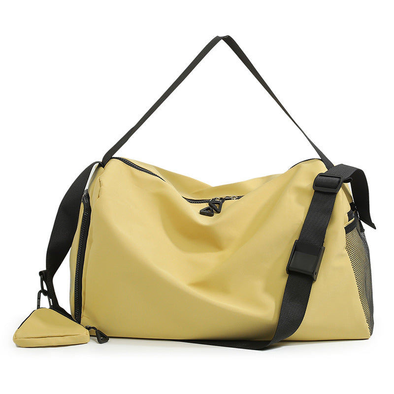 New fashion sports fitness bag training bag simple versatile shoulder messenger bag large capacity travel bag