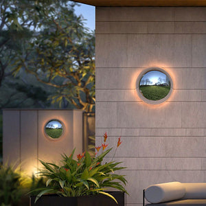 Outdoor wall light waterproof courtyard lamp villa garden decorative wall sconce balcony walkway light modern stainless steel wall lamp