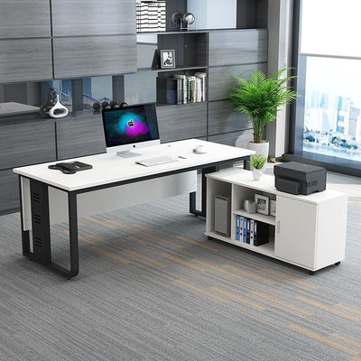 Modern minimalist office furniture executive desk manager supervisor long table computer desk boss desk office desk and chair combination