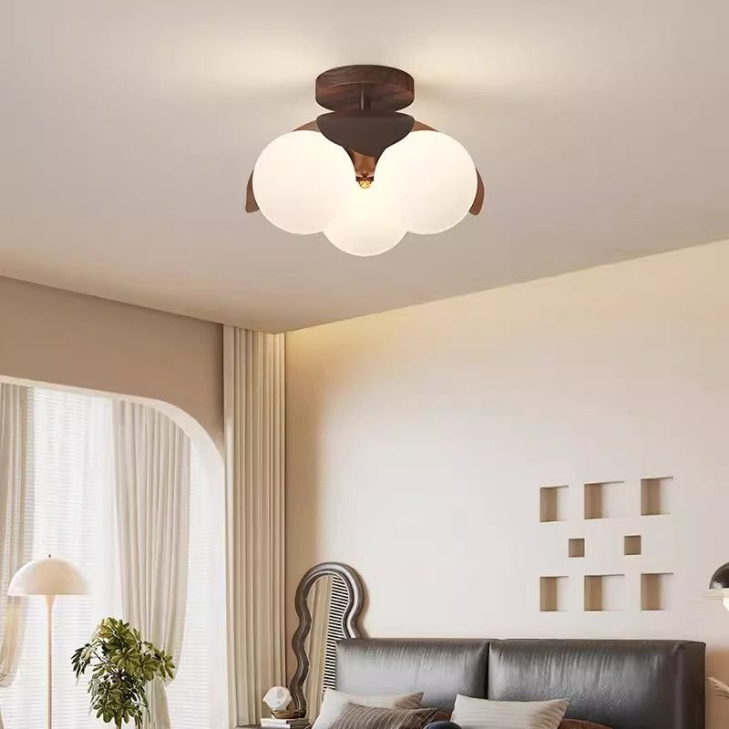 Medieval style bedroom main light study children's room LED ceiling light advanced French retro room restaurant lighting