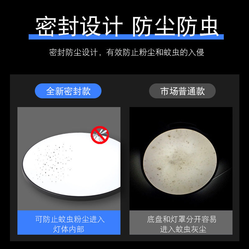 Zhongshan Lighting Factory Ceiling Light Square Hall High Sense Master Bedroom Living Room Simple Main Light Study Home Decoration Lighting