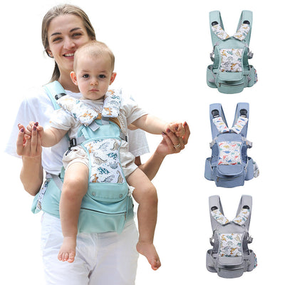 Baby waist stool all year round stool baby carrier front and rear dual-use hug support outing baby handy gadget baby and child breathable