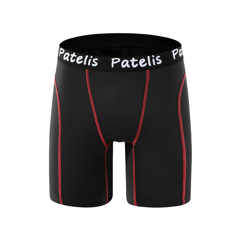 PATELIS Fat Brother 100kg Men's Large Size Panties Quick-Drying Compression Shorts Sports Breathable Quick-Drying Boxers