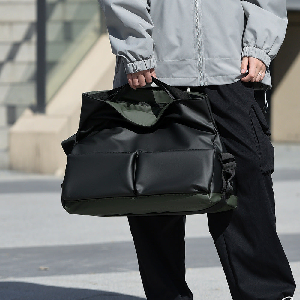 New fashionable men's and women's same niche travel bag short-distance portable large-capacity fitness bag dry and wet separation shoe compartment