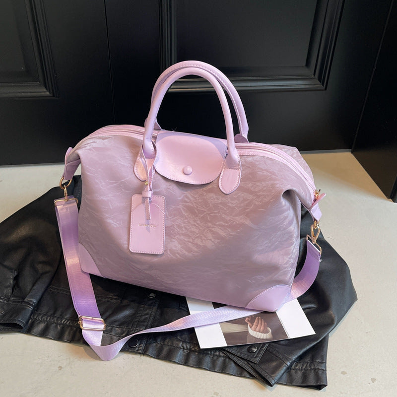 New large-capacity portable travel bag, women's light sports fitness bag, outdoor leisure travel bag, duffel bag