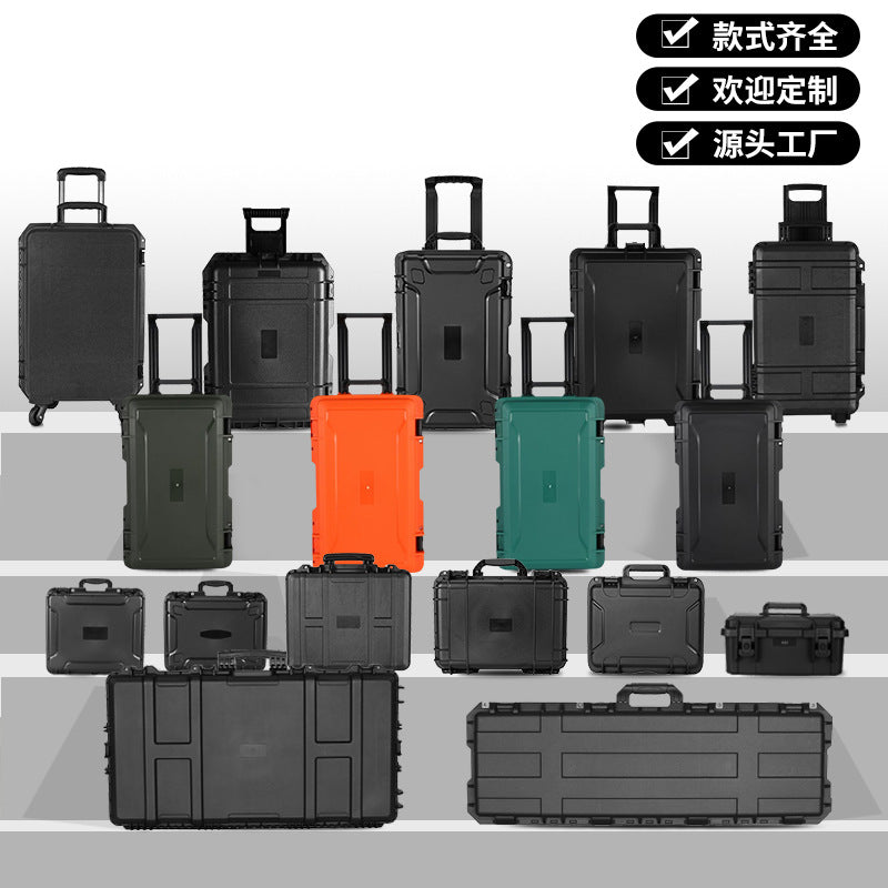 Off-road roof protective case Long plastic portable tool case Fishing rod storage case Large electronic equipment instrument case