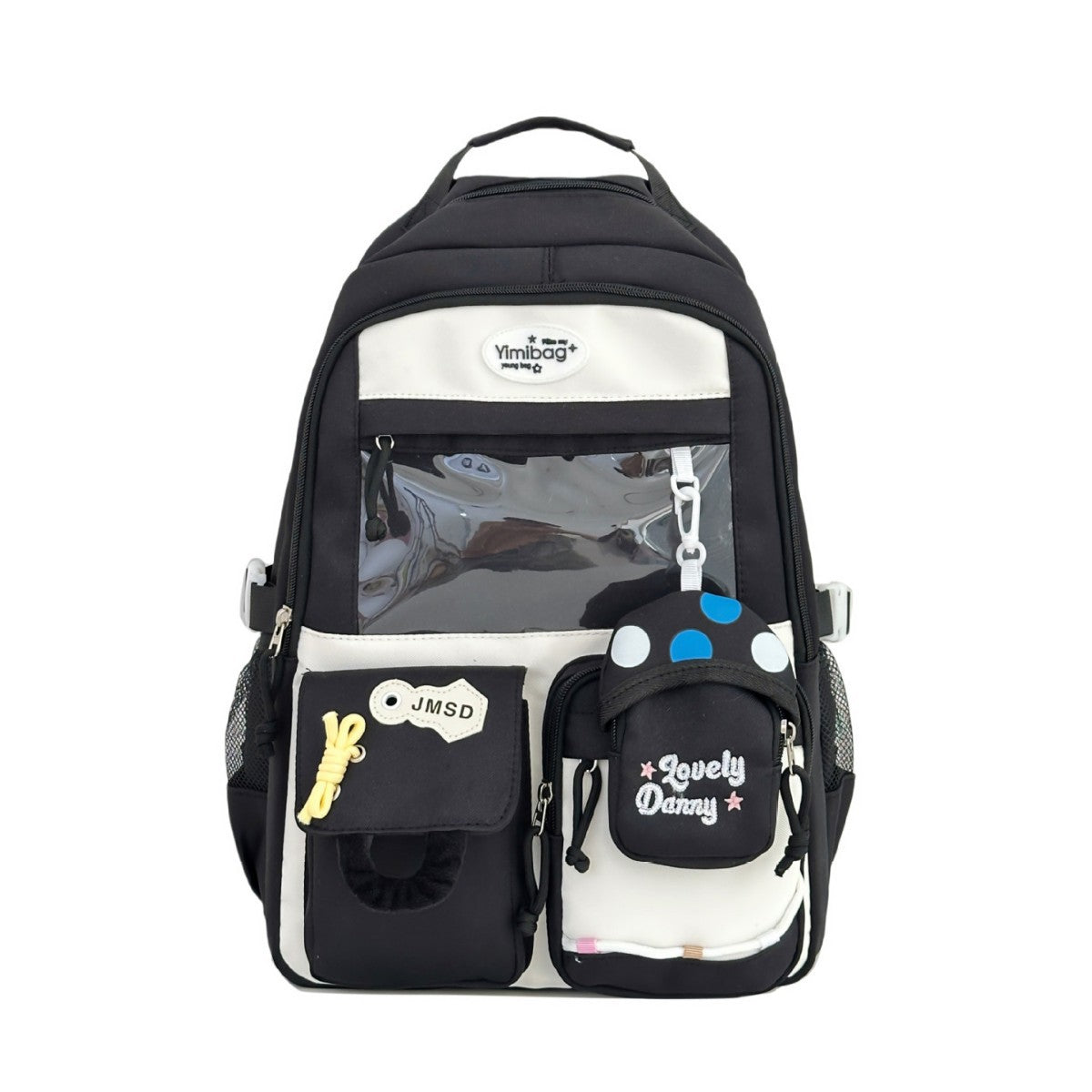 Cross-border high-value versatile large-capacity schoolbag female cute pain bag backpack junior high school girl high school student backpack