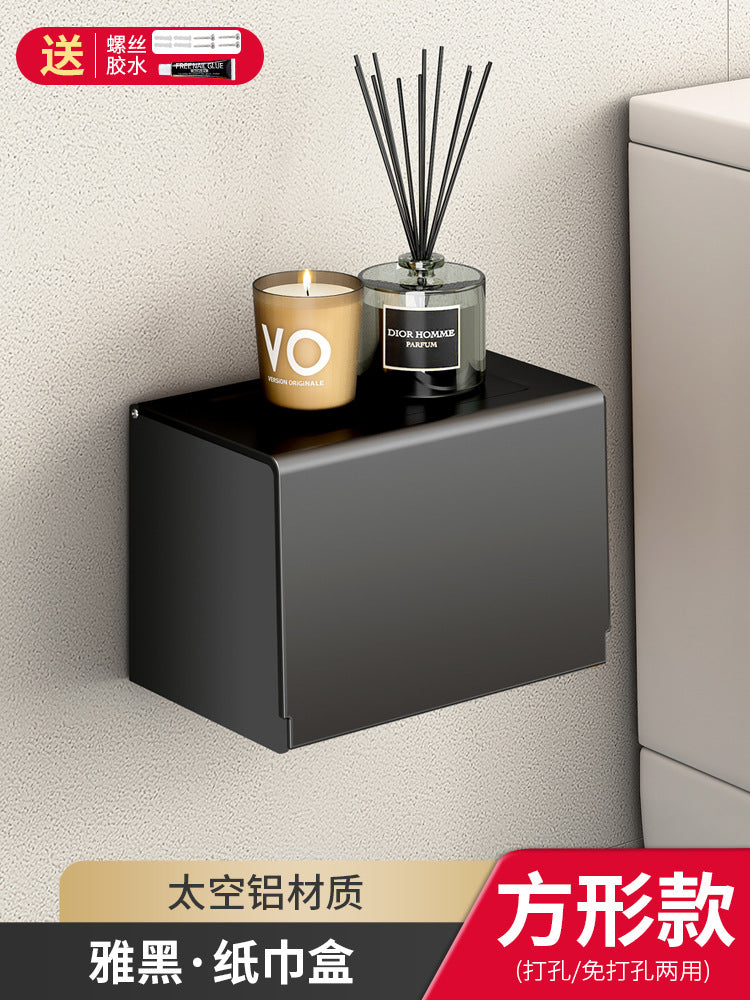 No punching creative waterproof tissue holder toilet carton toilet tissue box toilet toilet toilet paper shelf pumping carton