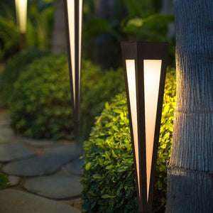 Outdoor courtyard lawn lamp, villa garden lamp, solar ground lamp, grass lamp, waterproof outdoor terrace landscape lamp