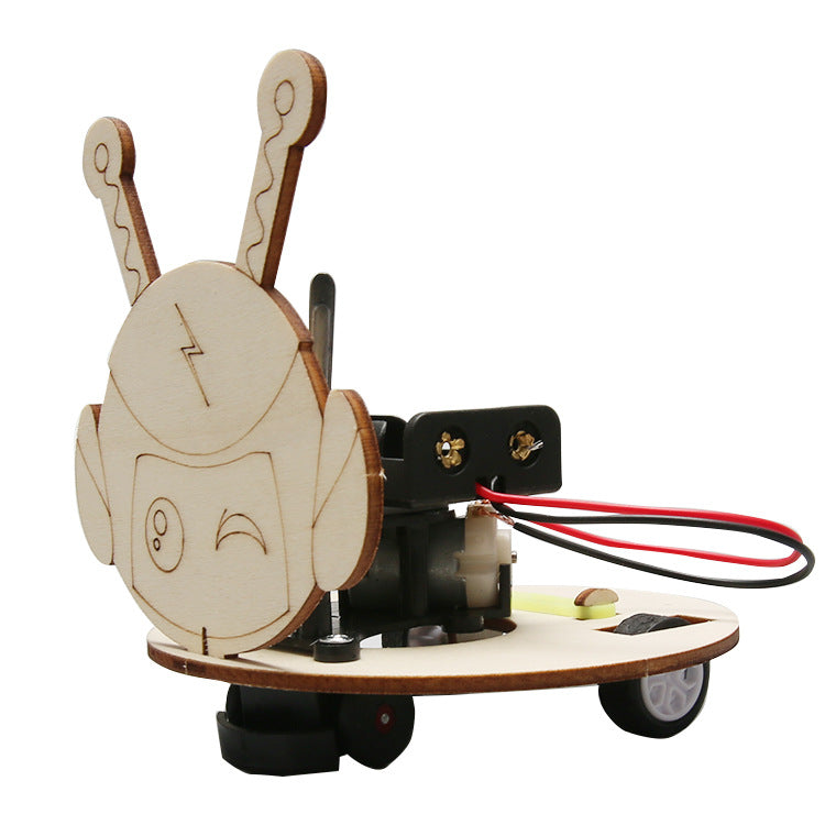 Obstacle avoidance robot technology small production children's science experimental toys primary school students DIY handmade invention material package