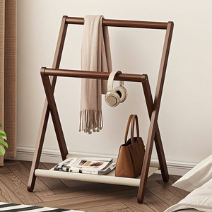 Clothes hanger foldable indoor floor-standing bedroom clothes hanger for home living room balcony clothes drying rack wholesale simple coat rack