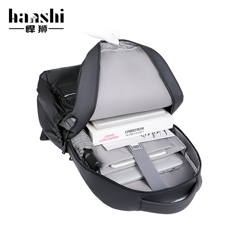 Cross-border men's commute business backpack high-end sense large-capacity travel backpack backpack computer bag waterproof schoolbag