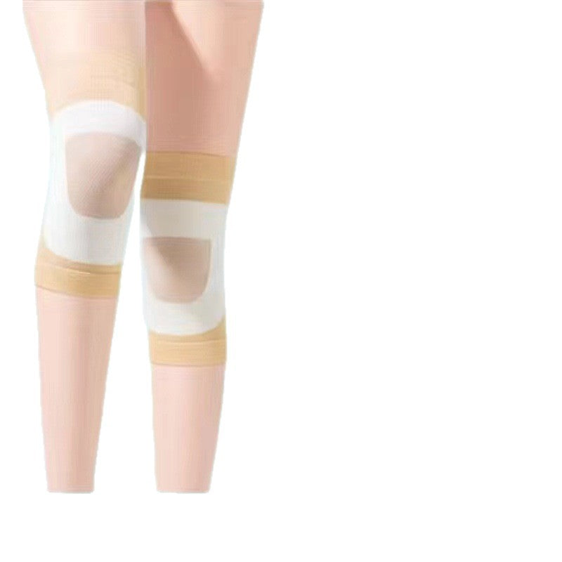 Summer silk Japanese knee cover to keep warm old cold legs men and women's joints seamless short thin air-conditioned room cold