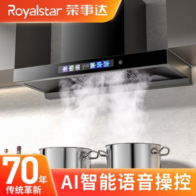 Wholesale royalstar high suction range hood for home top suction kitchen new arrival european style small exhaust range hood