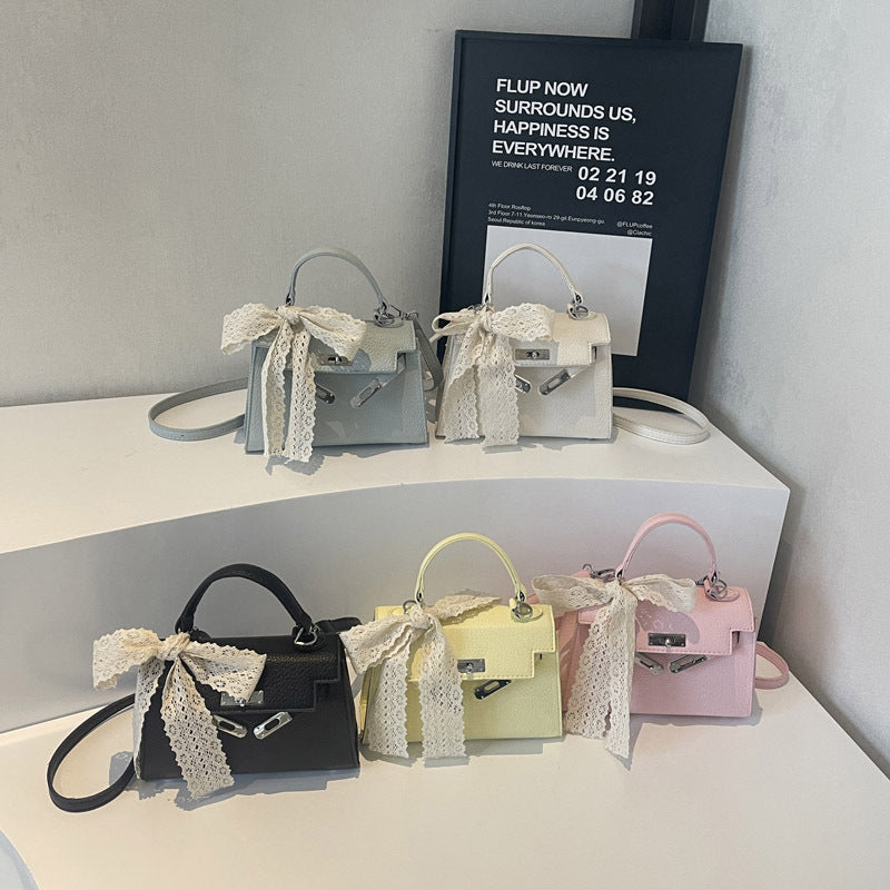 New bag women's 2025 popular high-end spring summer fashion versatile shoulder messenger bag portable Kelly bag