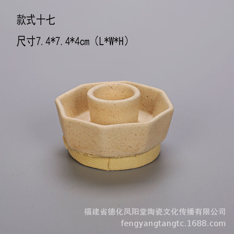 陶瓷烛台北欧IN风简约桌面摆件玻璃储蓄罐烛光晚餐干花密封罐装饰