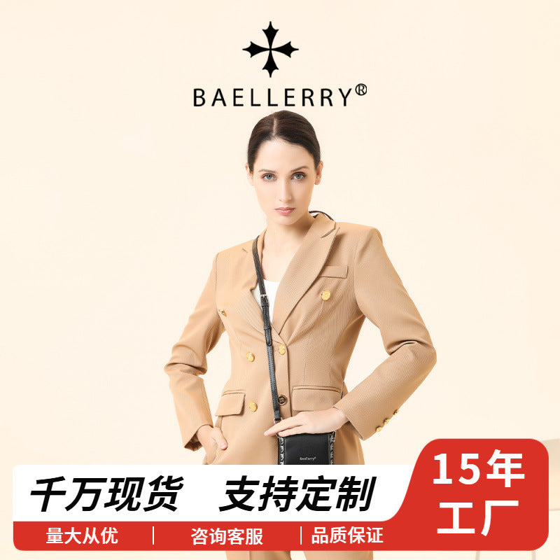 Baellerry summer new model back multi-card mobile phone bag female vertical magnetic buckle shoulder bag thousand bird grid wallet female