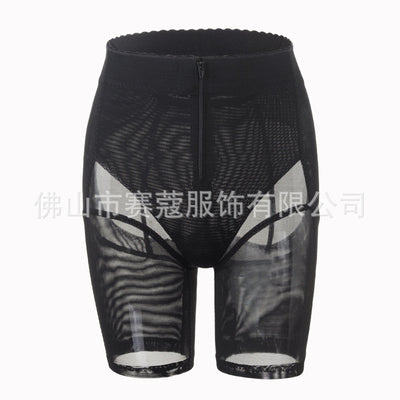 summer new spandex mesh tummy control shapewear leggings - waist slimming, butt lifting, breathable mesh base layer tummy control pants