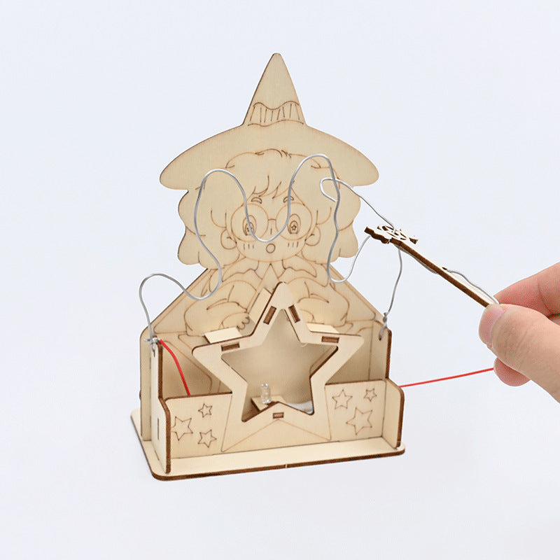 New Crossfire Primary School Students Science and Technology Small Production STEAM Physics Classroom Science Small Experiment Teaching Aids Material Package