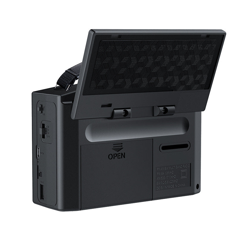 Solar Bluetooth radio full-band all-channel high-end all-band radio automatic search for  manufacturers