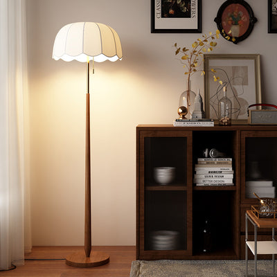 Floor lamp american retroins style living room sofa next to japanese style simple wabi-sabi style atmosphere decorative lighting fixtures