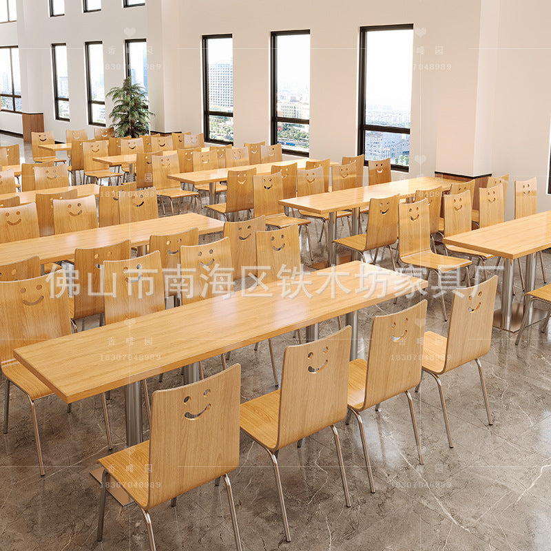 Canteen table and chair combination, noodle restaurant, burger, pizza shop, dessert, snack, fast food restaurant, simple hotel, Shaxian table and chair