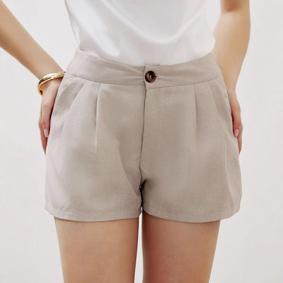 Pre-sale 73362# cross-border fashion cross-border women's high waist formal shorts wide leg easiest for matchcasual shorts