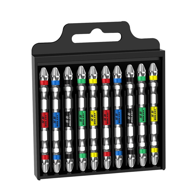 Batch head cross anti-skid strong magnetic ring high hardness electric screwdriver tool hexagonal set electric batch wind batch hand drill