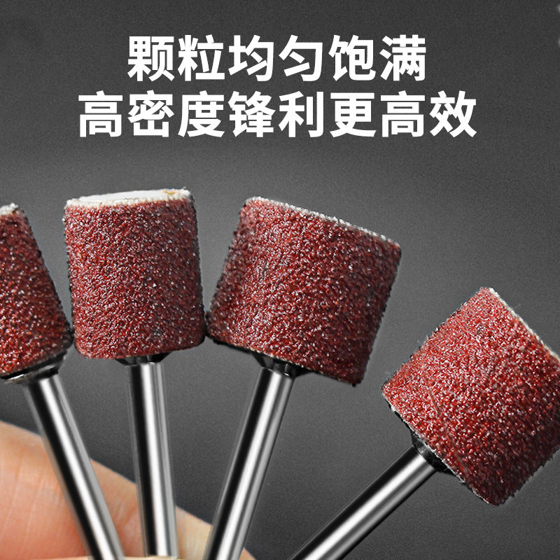 Sandpaper ring grinding head Electric grinding Electric rust removal grinding wheel Sand ring Bodhi peeled wood Metal grinding and polishing accessories