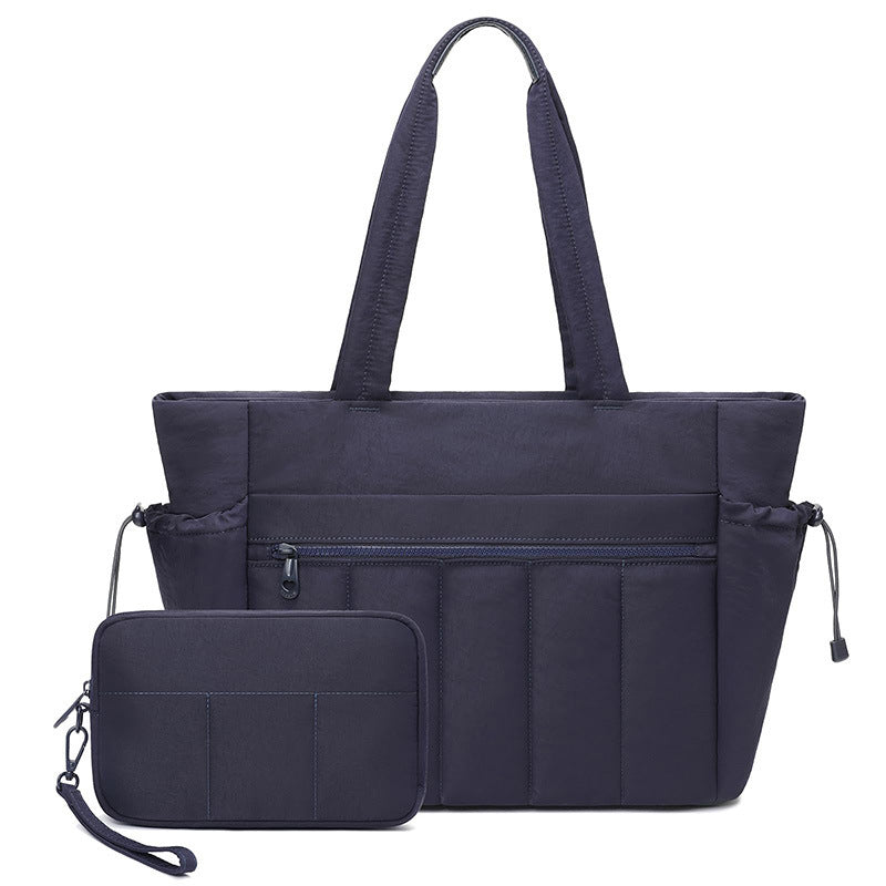 New Tote Bag Women's Handbag Lightweight Portable Travel Bag Quilted Shoulder Bag Casual Handbag