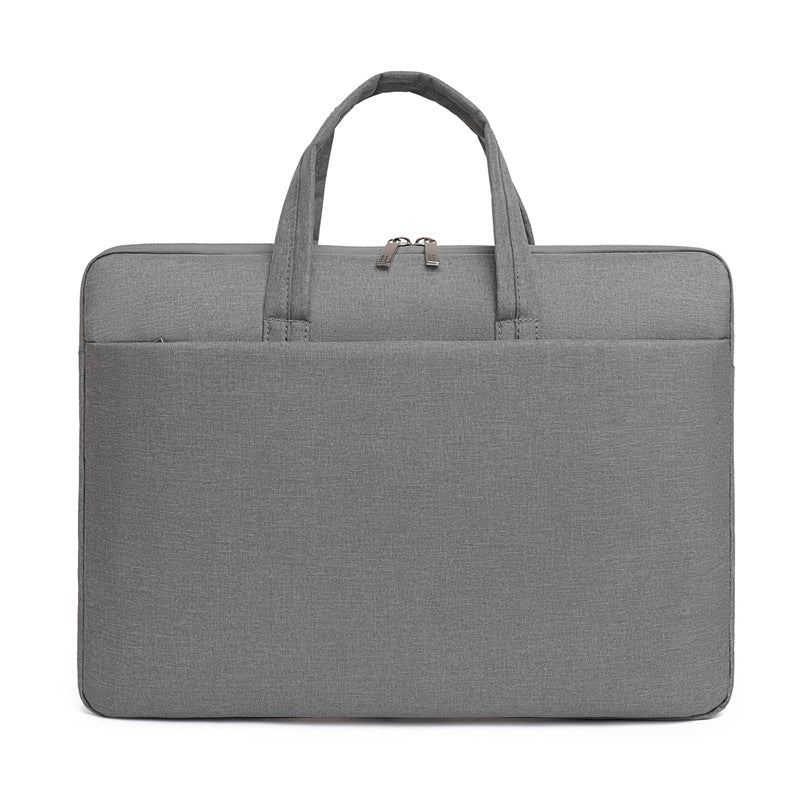 New logo laptop bag, men's and women's simple business briefcase, Apple liner bag, portable shoulder bag.